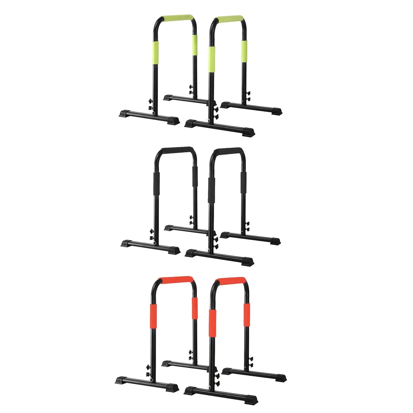 Dip Bar Push up Stand Strength Training Equipment Dip Stand Height Adjustable for Upper Body Exercise Calisthenics Home Gym
