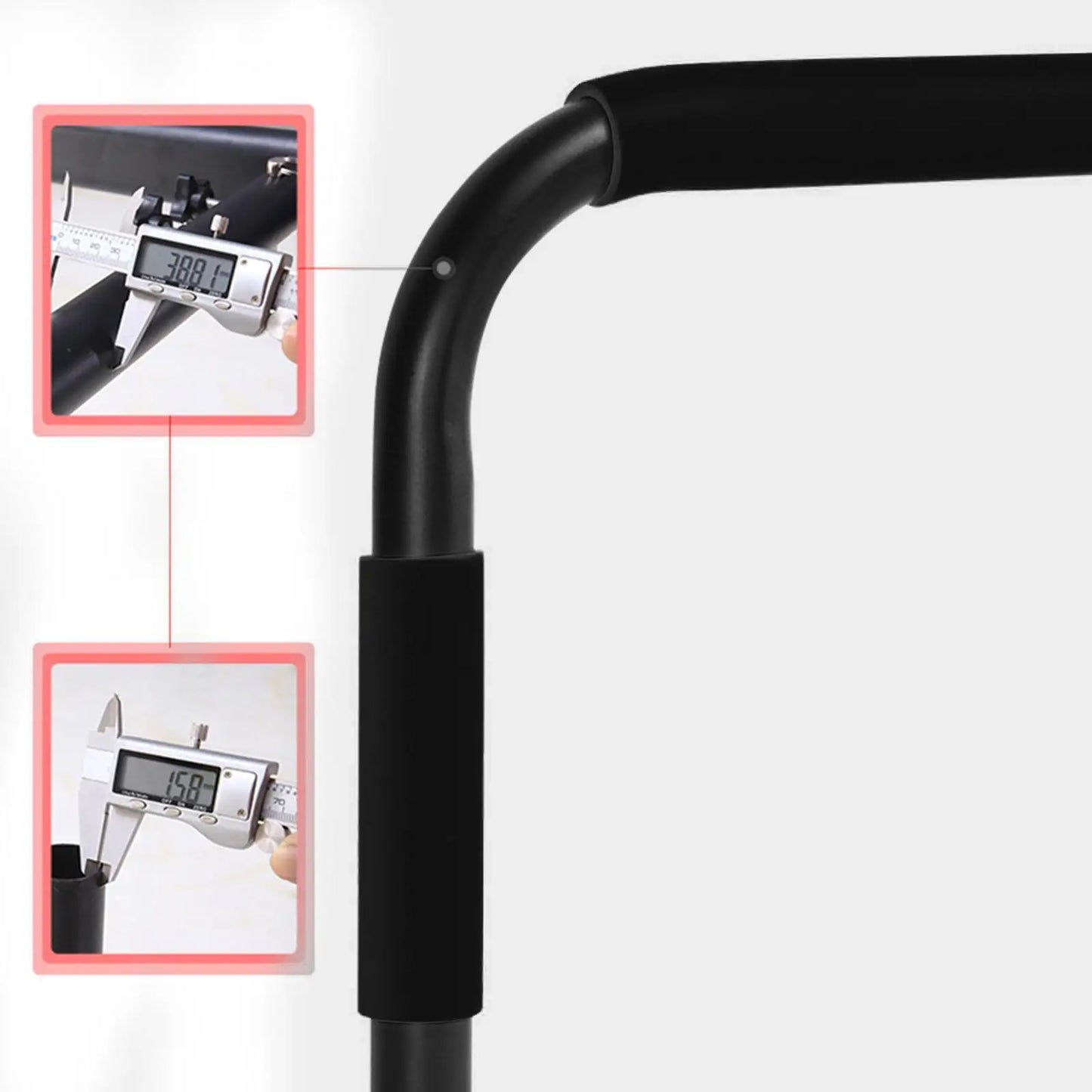 Dip Bar Push up Stand Strength Training Equipment Dip Stand Height Adjustable for Upper Body Exercise Calisthenics Home Gym