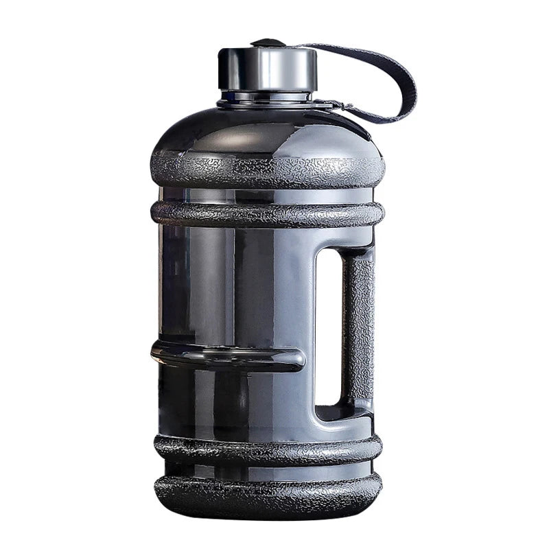 2L Large Capacity Water Bottle Portable PETG Training Sports Drink Bottle