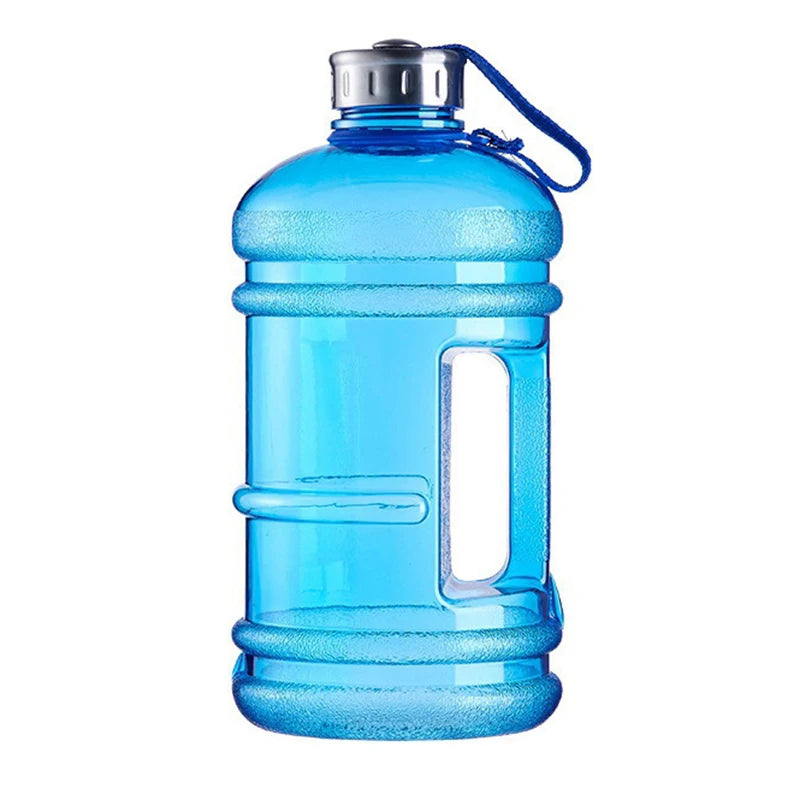 2L Large Capacity Water Bottle Portable PETG Training Sports Drink Bottle