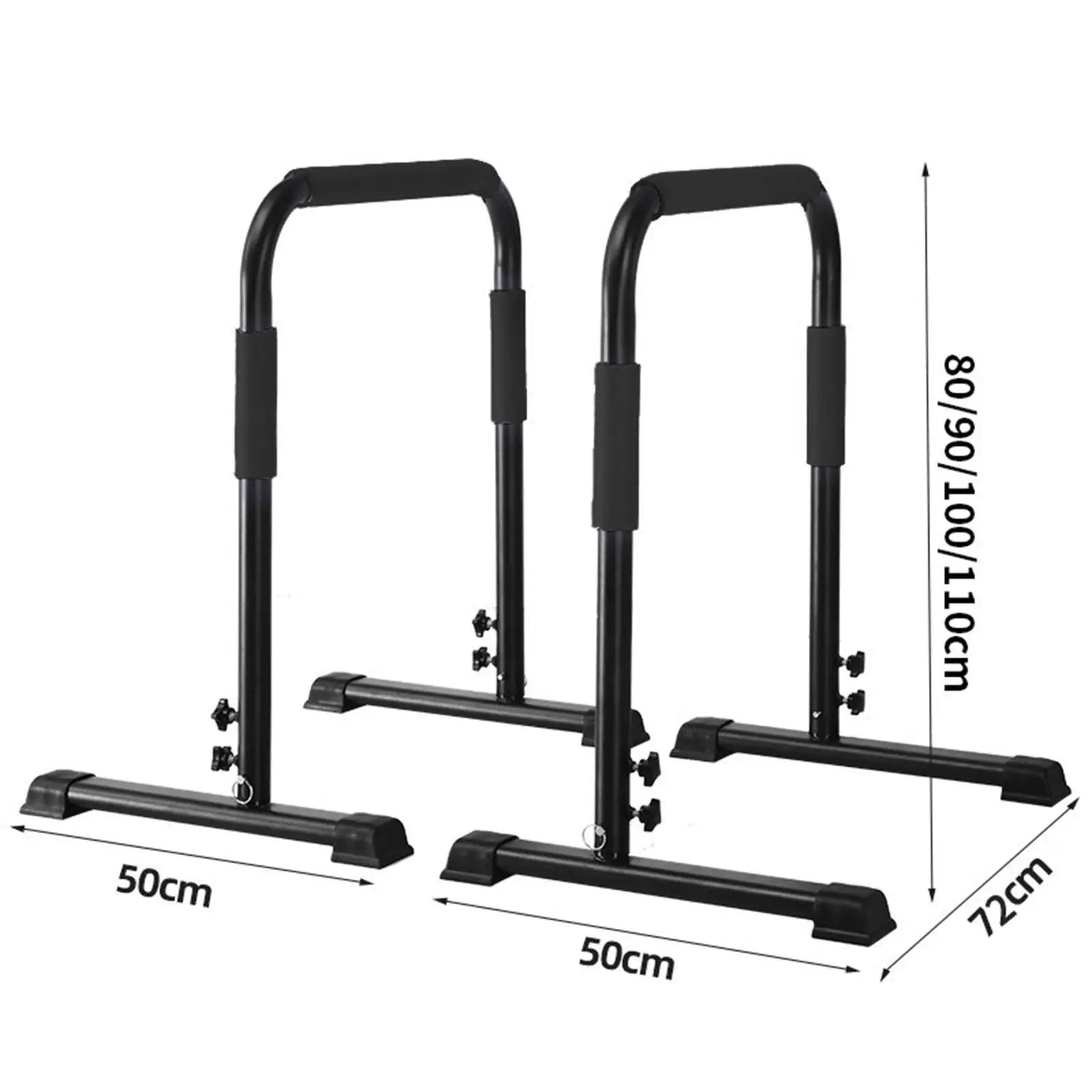 Dip Bar Push up Stand Strength Training Equipment Dip Stand Height Adjustable for Upper Body Exercise Calisthenics Home Gym
