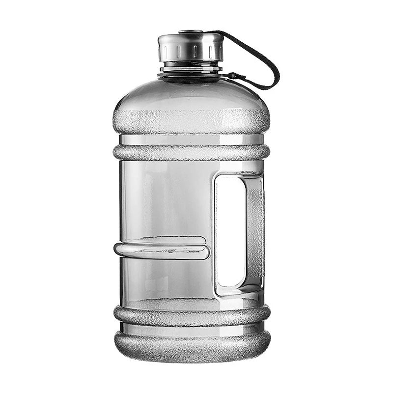 2L Large Capacity Water Bottle Portable PETG Training Sports Drink Bottle